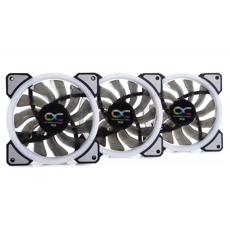 Ventoinha Alphacool Eiszyklon Aurora LUX Digital RGB 12 cm transparente