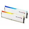 DIMM 96 GB DDR5-5600 (2x 48 GB) Dual-Kit, memória RAM branca, F5-5600J4040D48GX2-RM5RW, Ripjaws M5 RGB, INTEL XMP