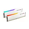 DIMM 96 GB DDR5-5600 (2x 48 GB) Dual-Kit, memória RAM branca, F5-5600J4040D48GX2-RM5RW, Ripjaws M5 RGB, INTEL XMP