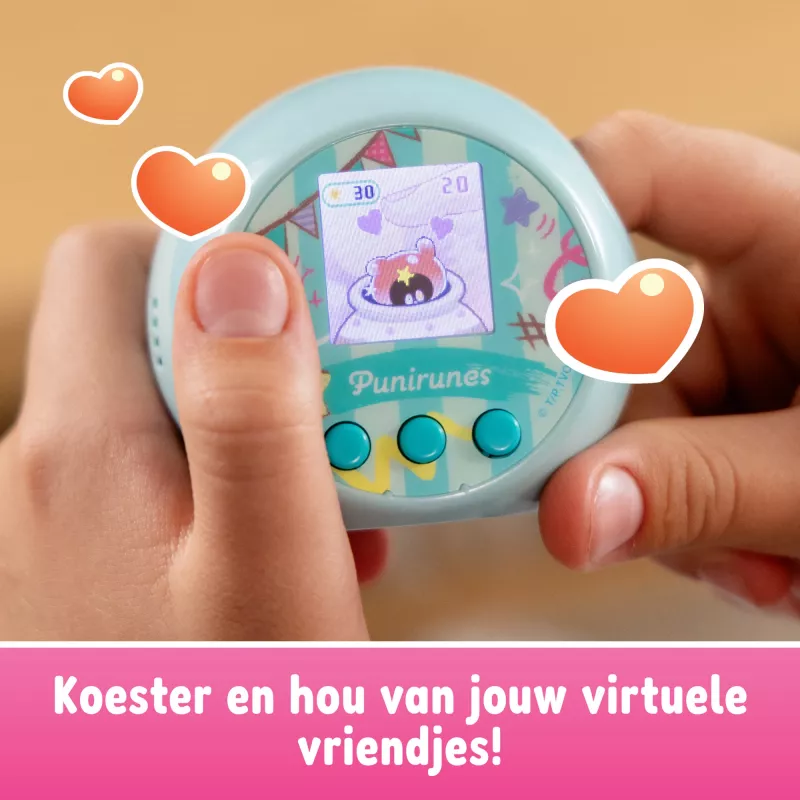 Punirunes, brinquedo digital interativo com 55 personagens espremíveis, reage ao toque, ecrã a cores, brinquedo para crianças a partir dos 5 anos