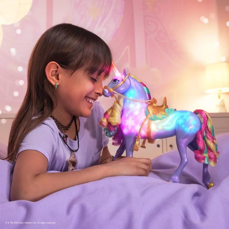 Spin Master Unicorn Academy - Magia de Luz Wildstar, figura de brincar