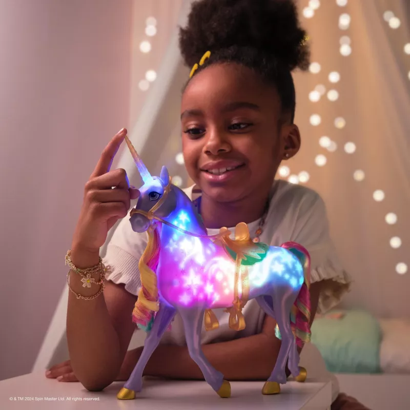 Spin Master Unicorn Academy - Magia de Luz Wildstar, figura de brincar
