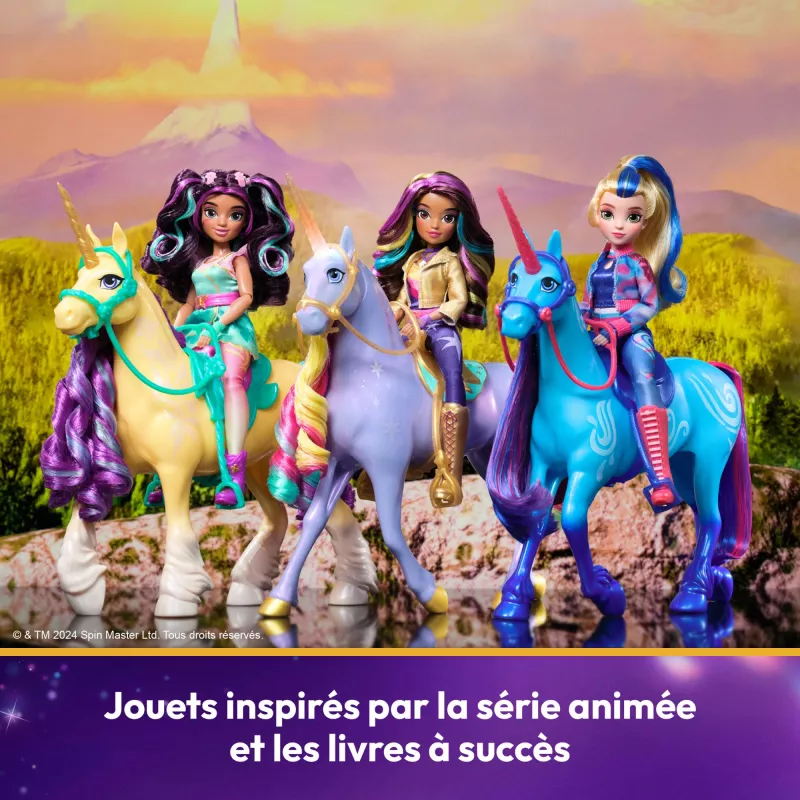 Spin Master Unicorn Academy - Magia de Luz Wildstar, figura de brincar