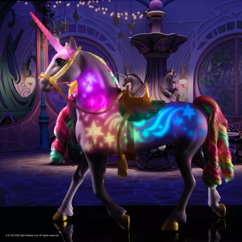 Spin Master Unicorn Academy - Magia de Luz Wildstar, figura de brincar