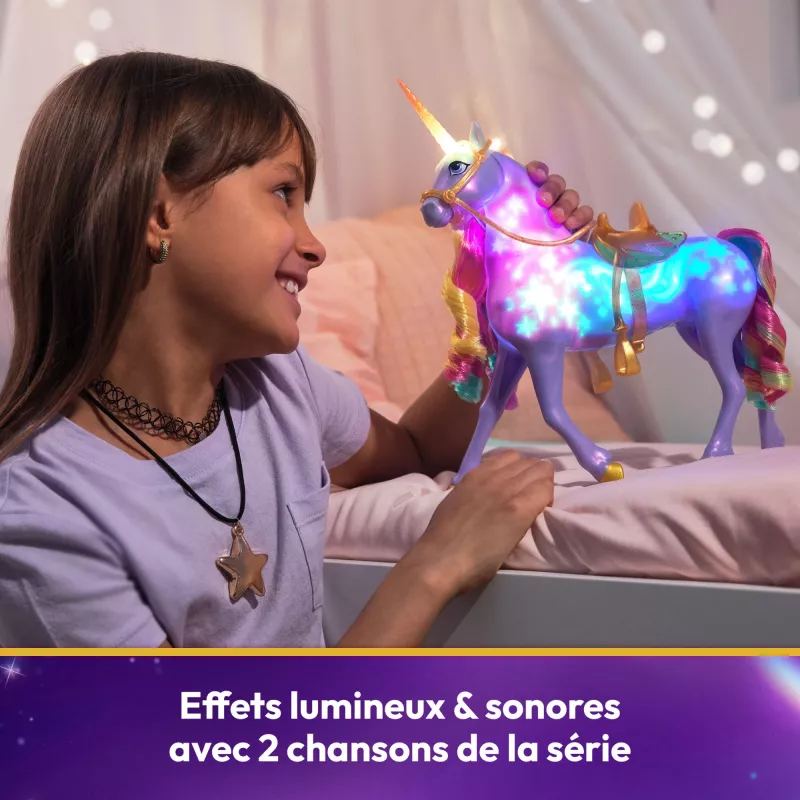 Spin Master Unicorn Academy - Magia de Luz Wildstar, figura de brincar