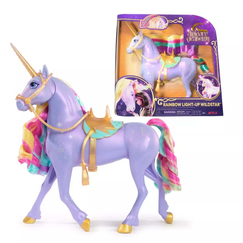 Spin Master Unicorn Academy - Magia de Luz Wildstar, figura de brincar