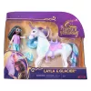 Unicorn Academy, Layla & Glacier com 2 acessórios e ferramenta de cabelo, bonecas e brinquedo de unicórnio para raparigas a partir dos 4 anos