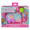 Conjunto de brincar Deluxe Room Spin Master Gabby's Dollhouse – Sala de bem-estar com figura de suricata