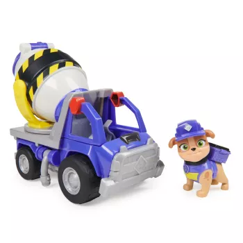 Rubble & Crew, camião de brincar betoneira do Mix com figura de ação e peças móveis, brinquedo para crianças a partir dos 3 anos