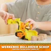 Buldózer de brincar Spinmaster Buldózer do Rubble – construção em plástico, para crianças a partir dos 3 anos, preto/laranja/amarelo