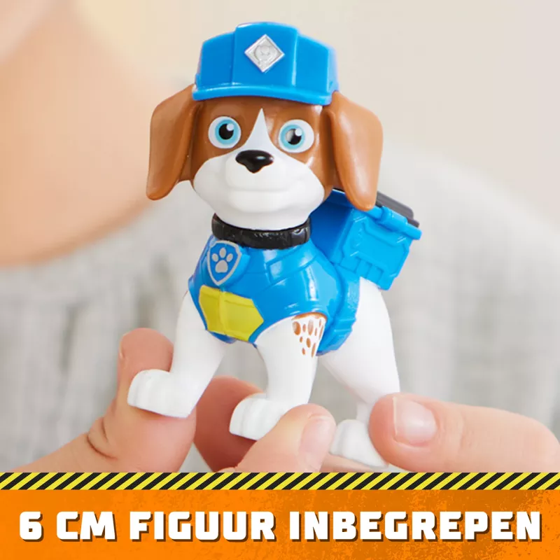 Rubble & Crew, camião basculante de brincar do Wheeler com peças móveis e uma figura colecionável, brinquedo para crianças a partir dos 3 anos