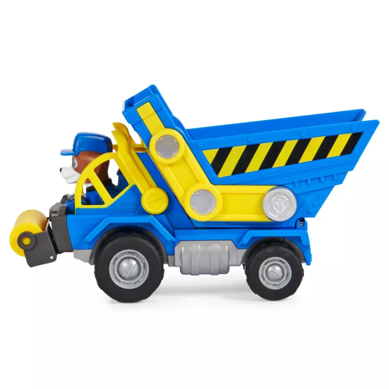 Rubble & Crew, camião basculante de brincar do Wheeler com peças móveis e uma figura colecionável, brinquedo para crianças a partir dos 3 anos