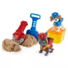 Rubble & Crew, figuras de ação Charger & Wheeler, com Kinetic Build-It Sand e 2 ferramentas de construção, brinquedo PAW Patrol para rapazes e raparigas a partir dos 3 anos