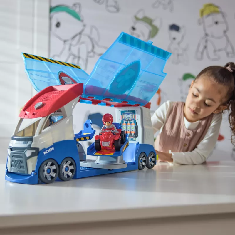 Conjunto de veículos Spinmaster PAW Patrol Launche & Rescue Patroller, plástico, multicolor, para crianças a partir dos 3 anos
