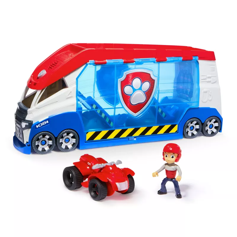 Conjunto de veículos Spinmaster PAW Patrol Launche & Rescue Patroller, plástico, multicolor, para crianças a partir dos 3 anos
