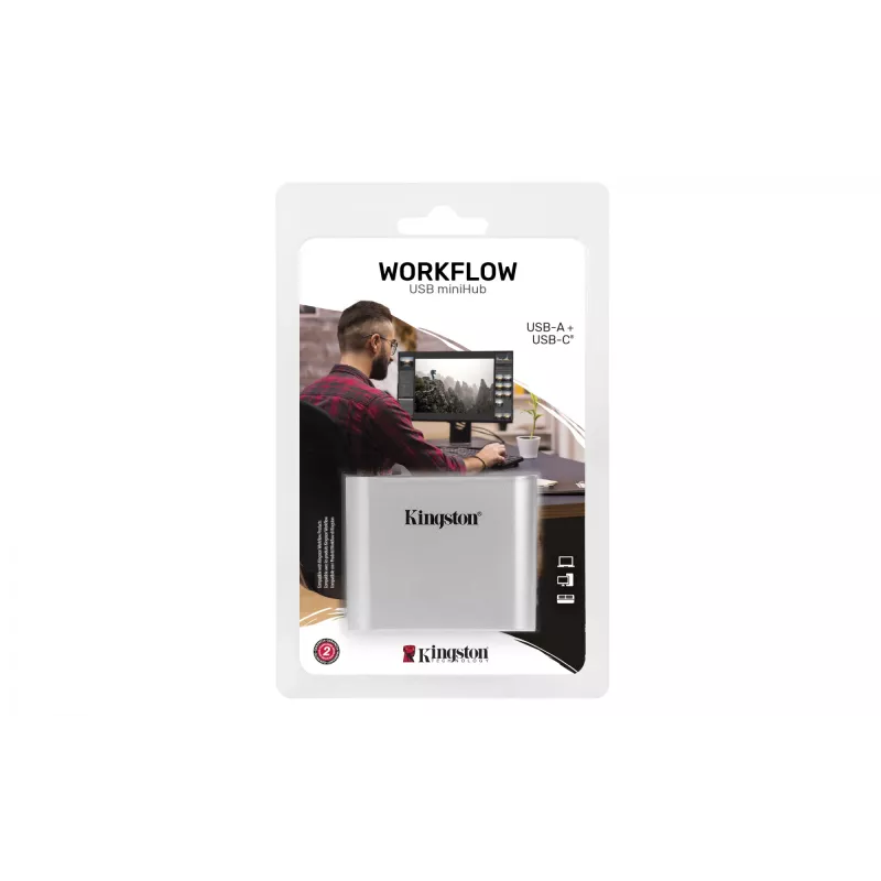Kingston Technology USB 3.2 Gen 1 Workflow 5G miniHub USB-A e USB-C