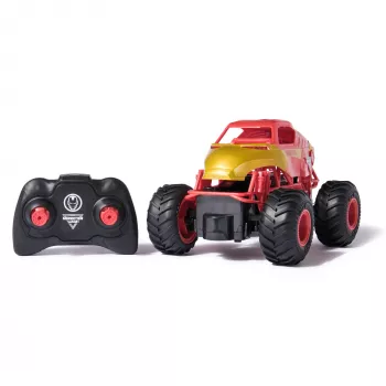 Monster Jam, Marvel Iron Man RC Monster Truck, escala 1:24, brinquedo para rapazes e raparigas a partir de 3 anos