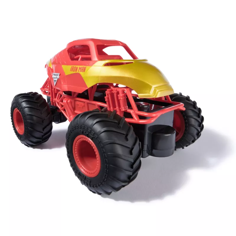 Monster Jam, Marvel Iron Man RC Monster Truck, escala 1:24, brinquedo para rapazes e raparigas a partir de 3 anos