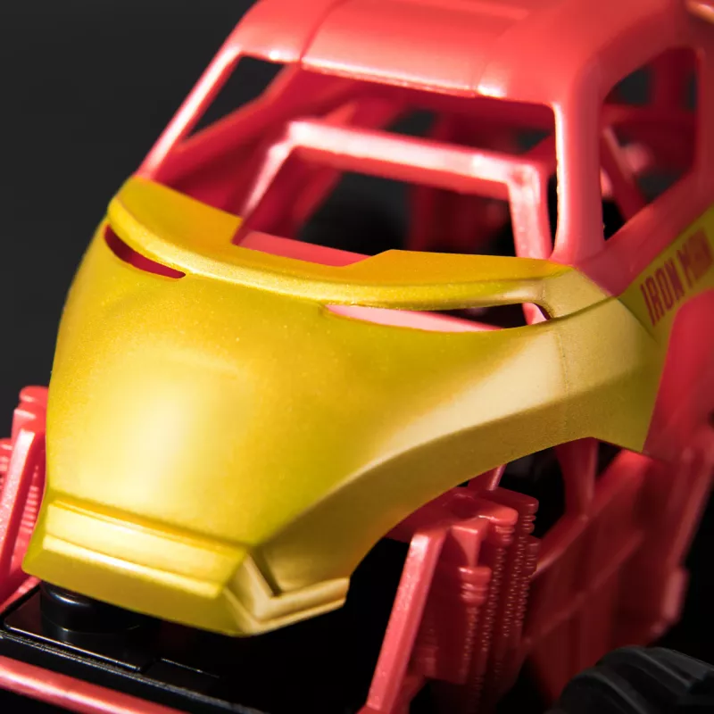 Monster Jam, Marvel Iron Man RC Monster Truck, escala 1:24, brinquedo para rapazes e raparigas a partir de 3 anos