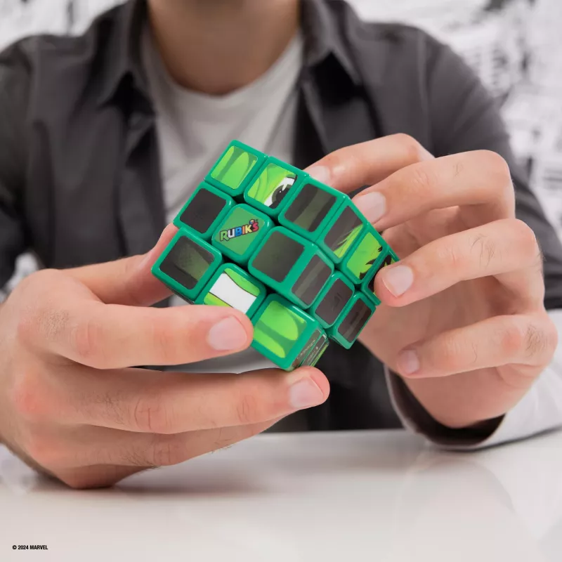 Spin Master Rubik's - Cubers 3x3 Hulk, jogo de destreza