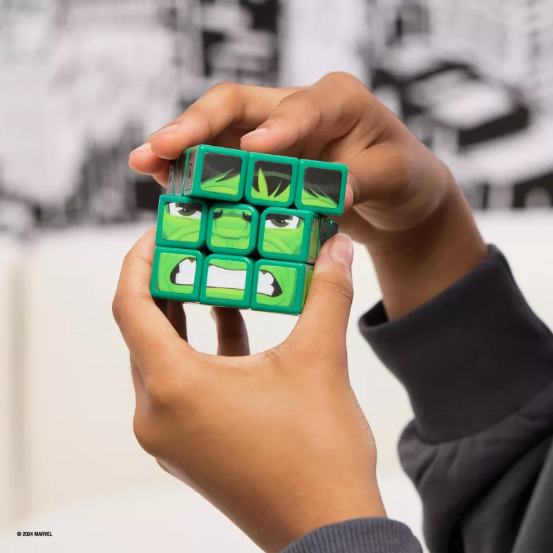 Spin Master Rubik's - Cubers 3x3 Hulk, jogo de destreza