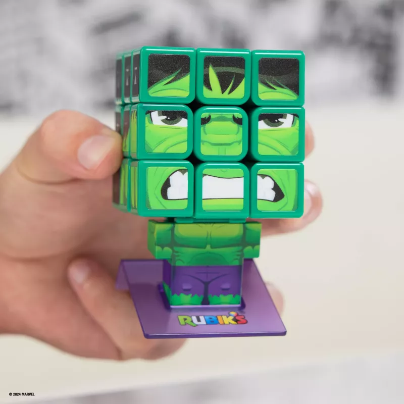 Spin Master Rubik's - Cubers 3x3 Hulk, jogo de destreza