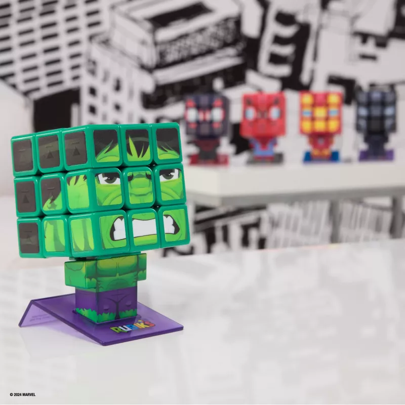 Spin Master Rubik's - Cubers 3x3 Hulk, jogo de destreza