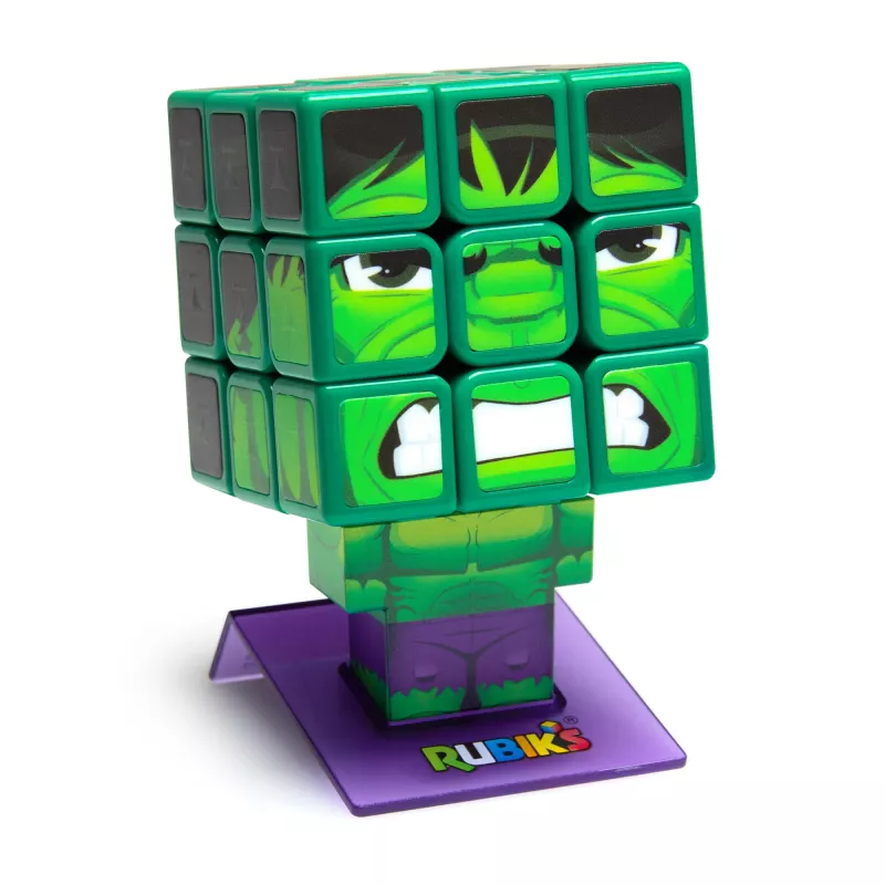 Spin Master Rubik's - Cubers 3x3 Hulk, jogo de destreza