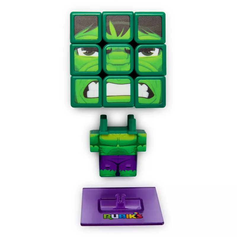 Spin Master Rubik's - Cubers 3x3 Hulk, jogo de destreza