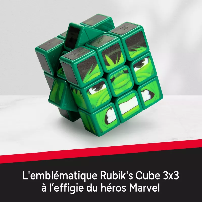 Spin Master Rubik's - Cubers 3x3 Hulk, jogo de destreza