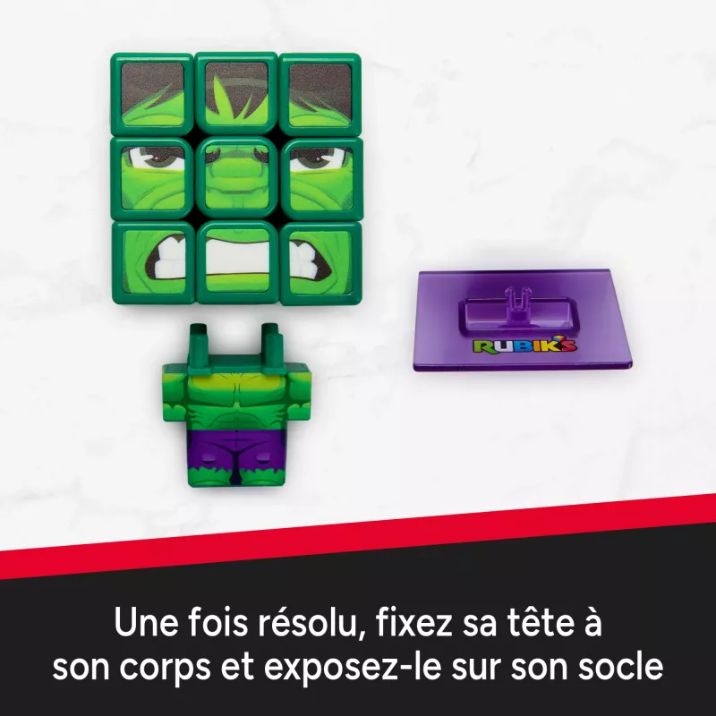 Spin Master Rubik's - Cubers 3x3 Hulk, jogo de destreza