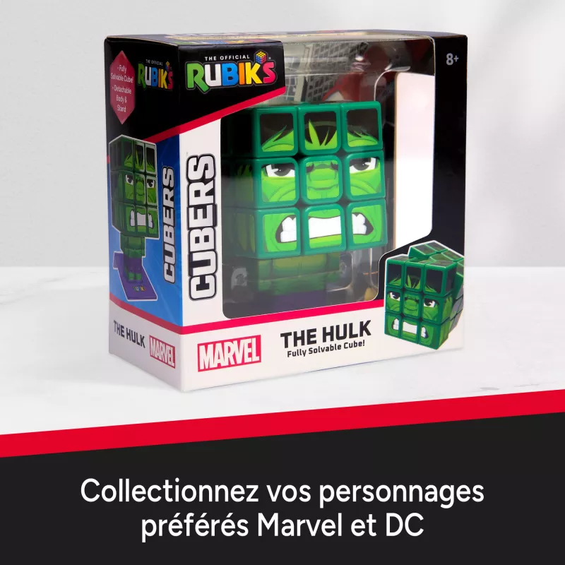 Spin Master Rubik's - Cubers 3x3 Hulk, jogo de destreza