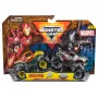 Monster Jam, Marvel Iron Man Vs. War Machine monstros de metal fundido oficiais, escala 1:64, brinquedo para rapazes e raparigas a partir dos 3 anos
