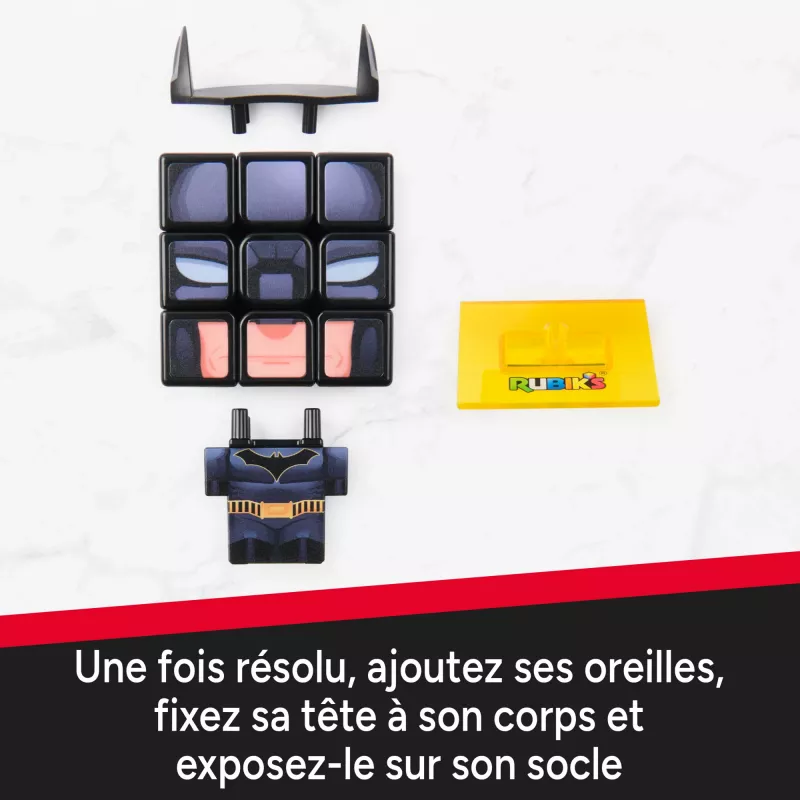 Cubo de Rubik 3x3 puzzle spinmaster — design Batman