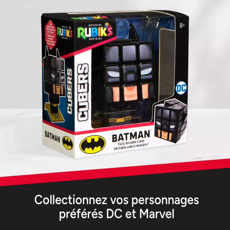 Cubo de Rubik 3x3 puzzle spinmaster — design Batman