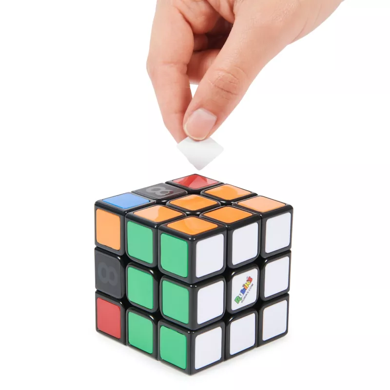 Rubik’s Coach Cube, aprenda a resolver o cubo 3x3 com autocolantes, instruções e vídeos | brinquedo antiestresse fidget | cubo fidget para adultos | a partir dos 8 anos