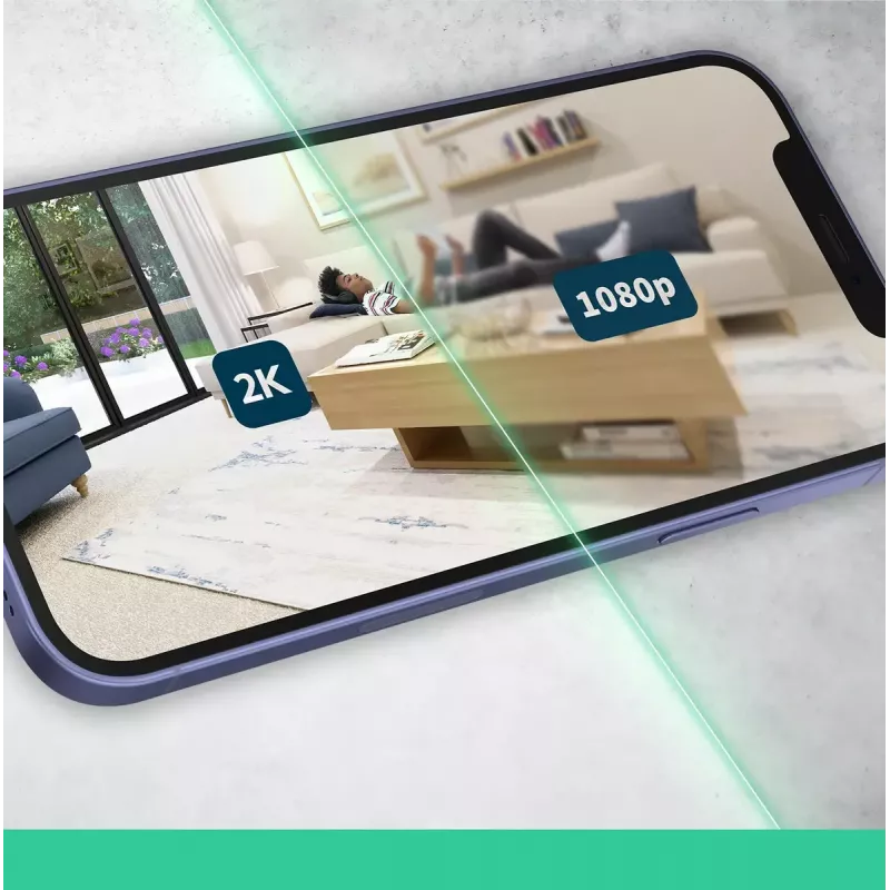 Câmara de segurança IP Arlo Essential 2K Indoor Security Camera pack de 2 sem fios para interior