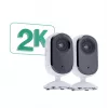 Câmara de segurança IP Arlo Essential 2K Indoor Security Camera pack de 2 sem fios para interior