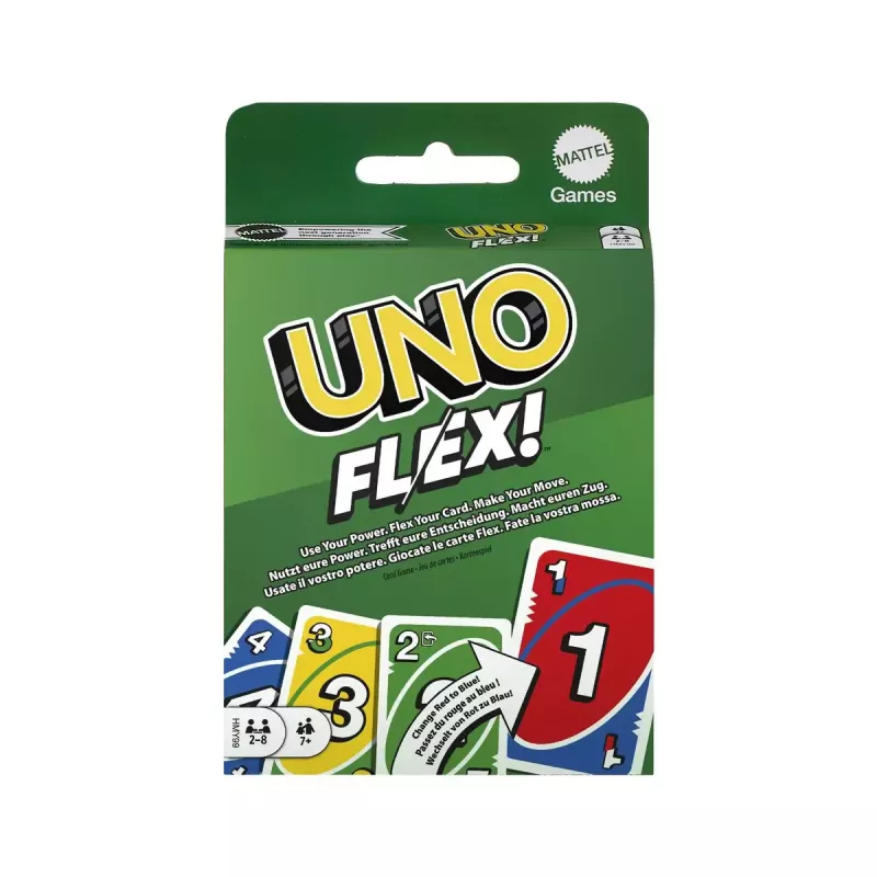 Jogo de cartas MATTEL Games UNO Flex — jogo de descarte, idade 7+