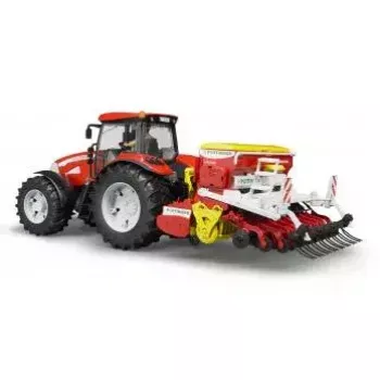 Acessório de brinquedo BRUDER Pöttinger Vitasem 302ADD peça de modelo, plástico, vermelho/branco/amarelo