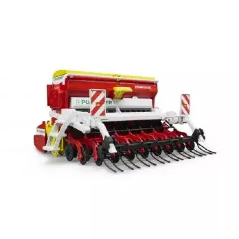 Acessório de brinquedo BRUDER Pöttinger Vitasem 302ADD peça de modelo, plástico, vermelho/branco/amarelo