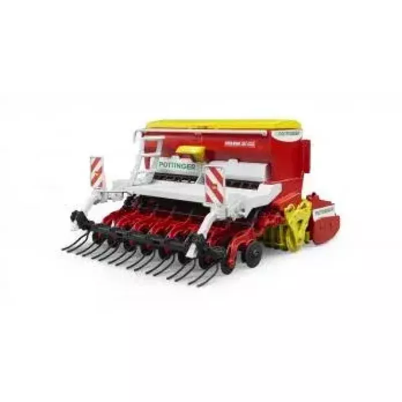 Acessório de brinquedo BRUDER Pöttinger Vitasem 302ADD peça de modelo, plástico, vermelho/branco/amarelo