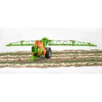 Acessório para modelo BRUDER Amazone UX 5200 à escala — peça de plástico verde e laranja