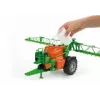 Acessório para modelo BRUDER Amazone UX 5200 à escala — peça de plástico verde e laranja