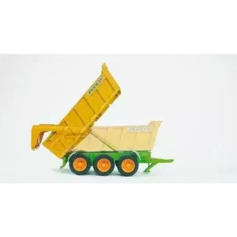 Bruder Joskin reboque basculante, 1:16, verde/amarelo