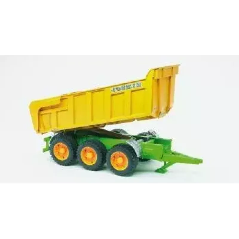 Bruder Joskin reboque basculante, 1:16, verde/amarelo