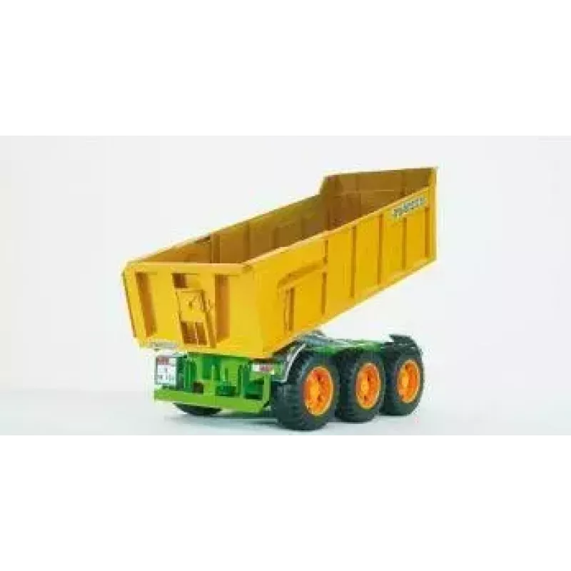 Bruder Joskin reboque basculante, 1:16, verde/amarelo