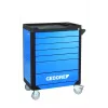 Gedore Workster Highline WHL-L7-TS-147 carrinho de ferramentas, 147 ferramentas, azul/preto