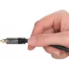 Cabo de áudio ótico digital WENTRONIC Goobay 65305 TOSLINK para TOSLINK 2 m, cobre, contactos dourados, preto/prateado