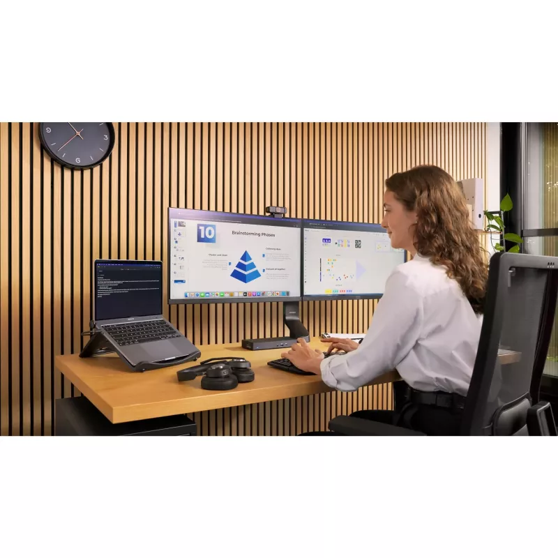 Teclado Kensington Pro Fit Ergo KB675 EQ TKL USB RF Wireless Bluetooth QWERTZ alemão preto